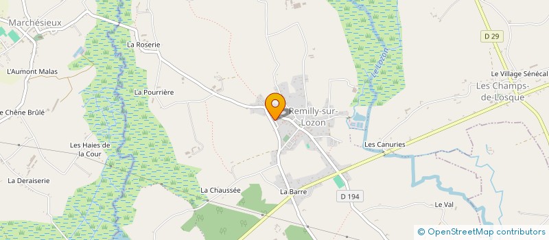 localisation de l'entreprise MADAME KARINE MARGUERAY  REMILLY LES MARAIS