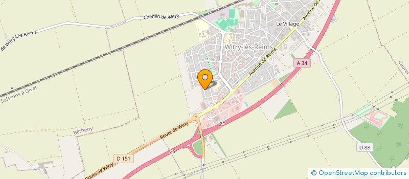 localisation de l'entreprise MADAME KARINE MARIE  WITRY-LES-REIMS