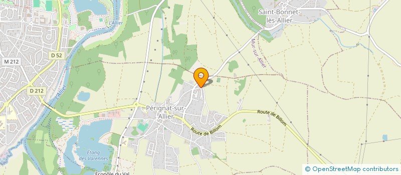 localisation de l'entreprise MADAME KARINE MARIE  PERIGNAT-SUR-ALLIER