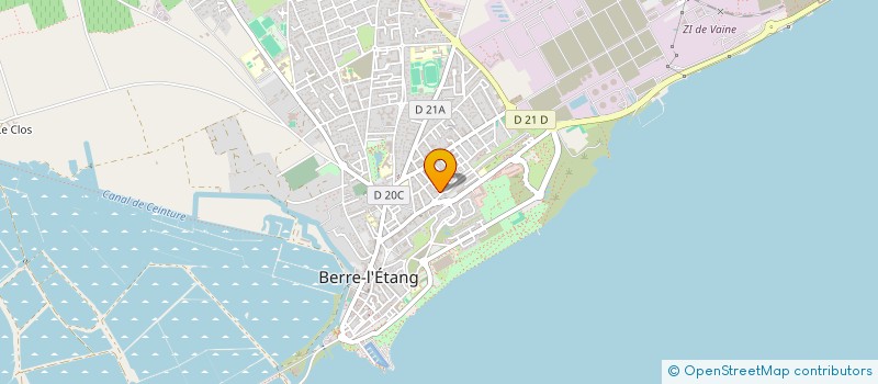 localisation de l'entreprise MADAME KARINE MARION à BERRE-L'ETANG