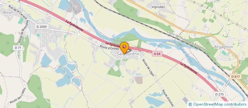 localisation de l'entreprise MADAME KARINE MARQUES  SARPOURENX