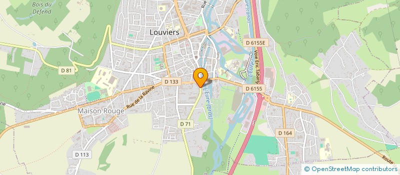 localisation de l'entreprise MADAME KARINE MARQUISE à LOUVIERS