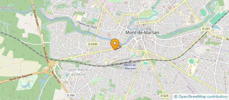 localisation de l'entreprise MADAME KARINE MARTEL  MONT-DE-MARSAN
