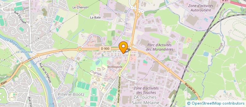 localisation de l'entreprise MADAME KARINE MARTIN  CHANGE