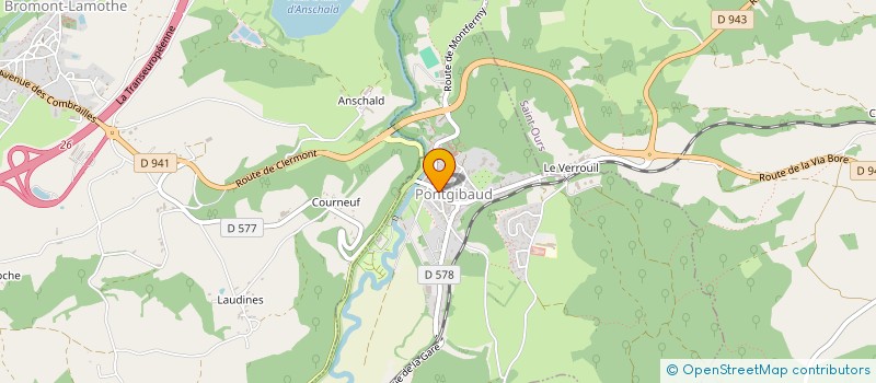 localisation de l'entreprise MADAME KARINE MARTIN  PONTGIBAUD