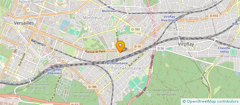 localisation de l'entreprise MADAME KARINE MARTIN à VERSAILLES