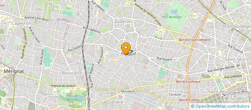 localisation de l'entreprise MADAME KARINE MARTIN à BORDEAUX