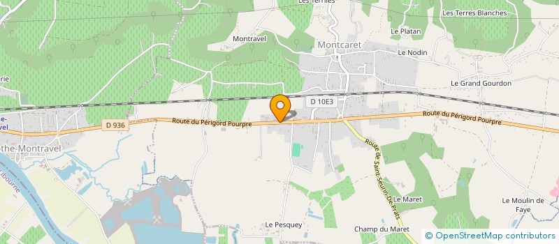 localisation de l'entreprise MADAME KARINE MASSARTIC  MONTCARET