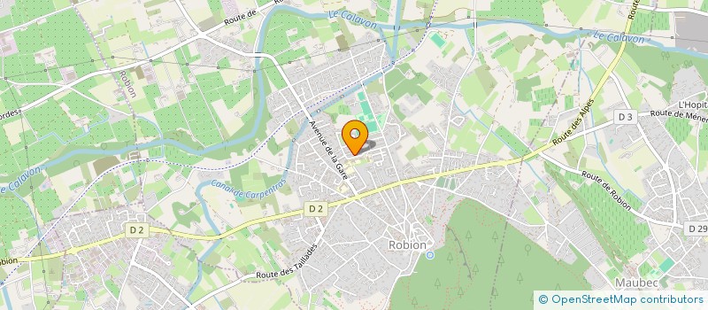 localisation de l'entreprise MADAME KARINE MASSONNET  ROBION