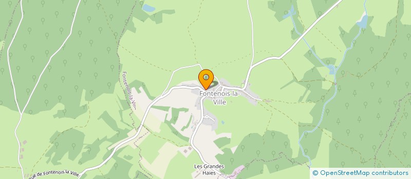 localisation de l'entreprise MADAME KARINE MATHIEU  FONTENOIS-LA-VILLE