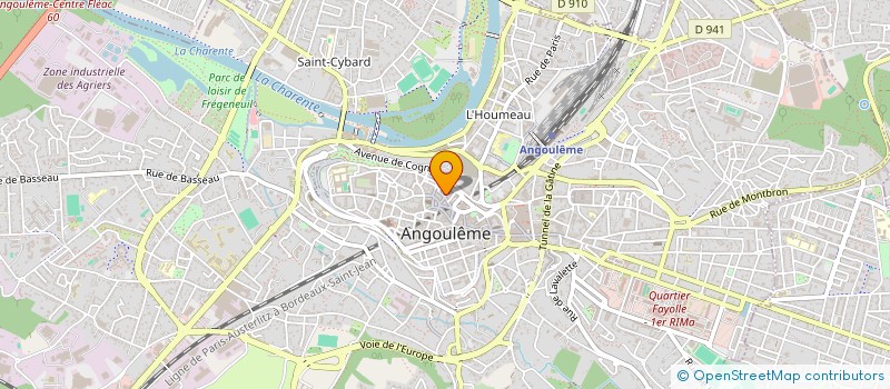 localisation de l'entreprise MADAME KARINE MATHIOT à ANGOULEME