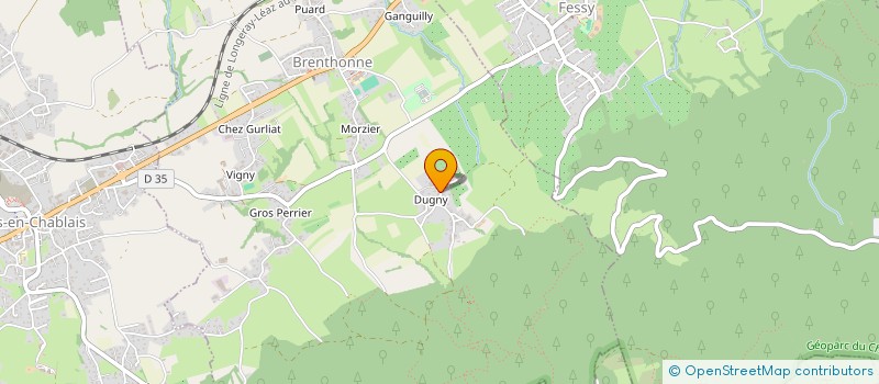 localisation de l'entreprise MADAME KARINE MATTERA  BRENTHONNE