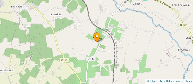 localisation de l'entreprise MADAME KARINE MAURICE  OZILLAC