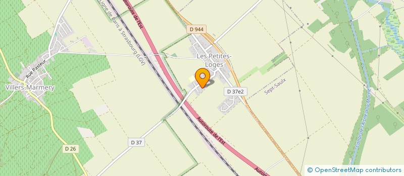 localisation de l'entreprise MADAME KARINE MAYEUR  LES PETITES-LOGES