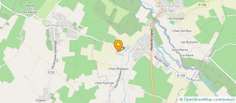 localisation de l'entreprise MADAME KARINE MEESTERS  CIERZAC