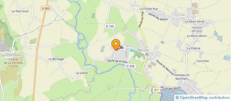 localisation de l'entreprise MADAME KARINE MELANIE MAILLARD  REVILLE