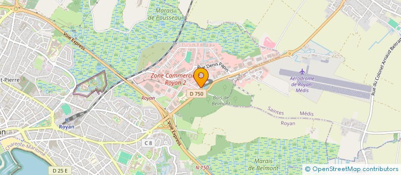 localisation de l'entreprise MADAME KARINE MENARD  ROYAN