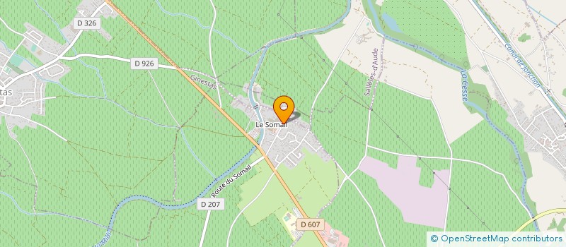 localisation de l'entreprise MADAME KARINE MENDIZABAL  SAINT-NAZAIRE-D'AUDE