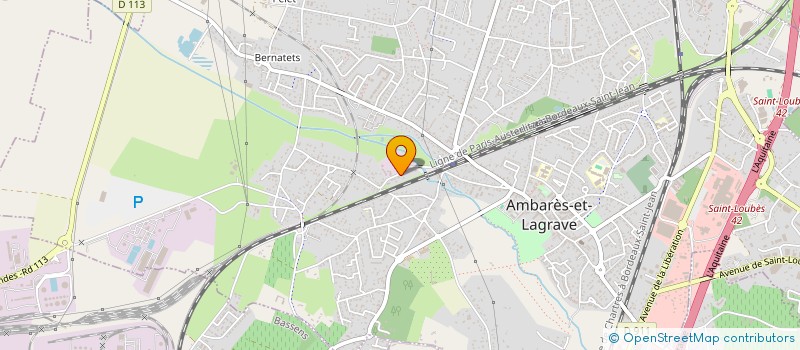 localisation de l'entreprise MADAME KARINE MERAT  AMBARES-ET-LAGRAVE