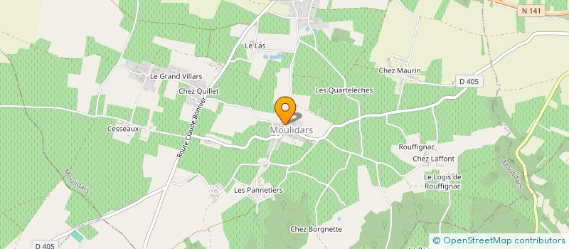 localisation de l'entreprise MADAME KARINE MERCERON à MOULIDARS