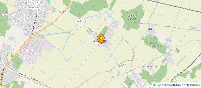 localisation de l'entreprise MADAME KARINE MERCIER  SAINT-SULPICE-DE-ROYAN