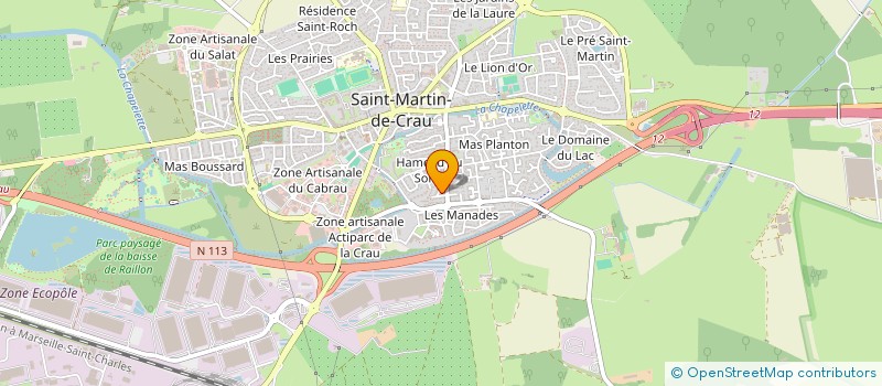 localisation de l'entreprise MADAME KARINE MERLE à SAINT-MARTIN-DE-CRAU