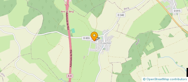 localisation de l'entreprise MADAME KARINE MERLIN  EYWILLER