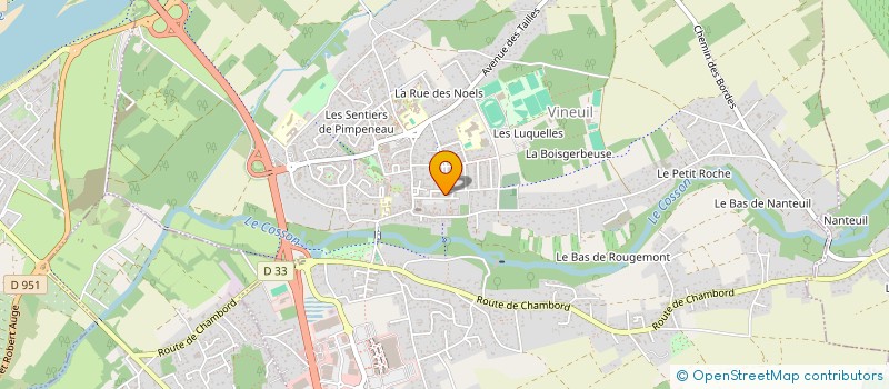 localisation de l'entreprise MADAME KARINE MESLIN à VINEUIL