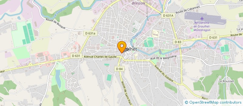 localisation de l'entreprise MADAME KARINE MEUNIER  GRAULHET