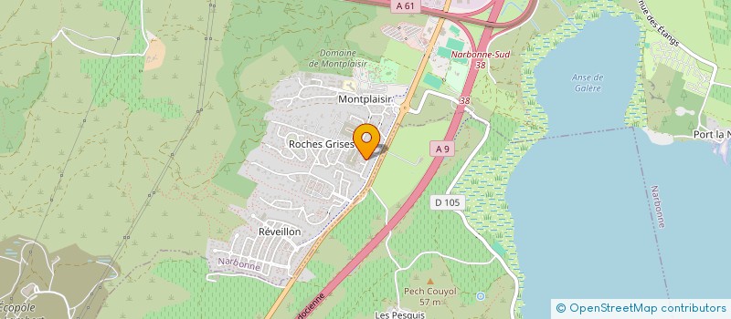 localisation de l'entreprise MADAME KARINE MEYER  NARBONNE