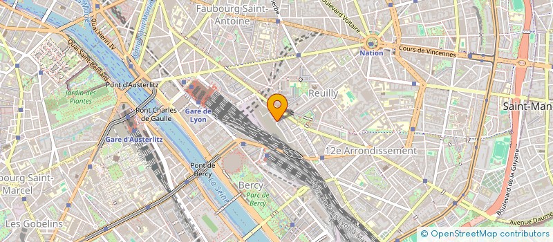 localisation de l'entreprise MADAME KARINE MICHAUD  PARIS