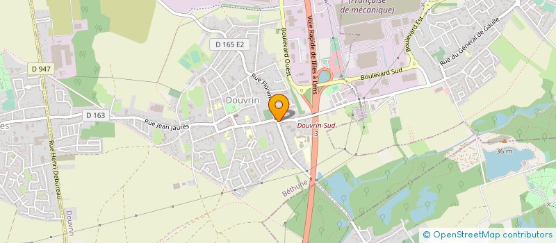 localisation de l'entreprise MADAME KARINE MICHEL  DOUVRIN