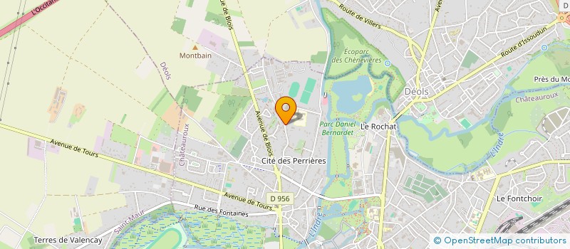 localisation de l'entreprise MADAME KARINE MILLEREUX à CHATEAUROUX