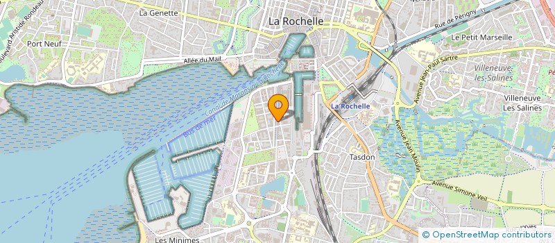 localisation de l'entreprise MADAME KARINE MILLET à LA ROCHELLE