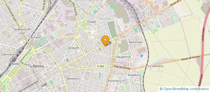 localisation de l'entreprise MADAME KARINE MIQUEL  REIMS