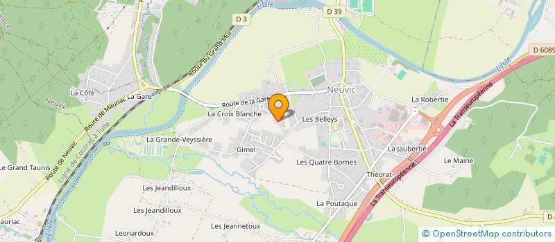 localisation de l'entreprise MADAME KARINE MOAL  NEUVIC