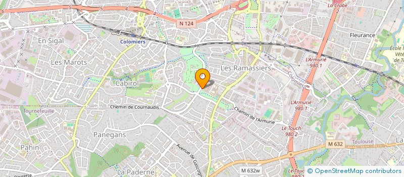 localisation de l'entreprise MADAME KARINE MOEURS à COLOMIERS