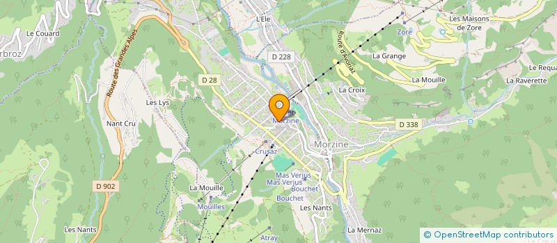 localisation de l'entreprise MADAME KARINE MOITRIER  MORZINE