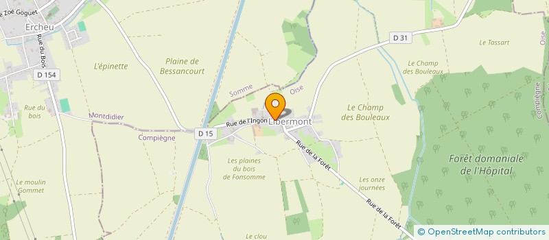 localisation de l'entreprise MADAME KARINE MOKHTARI  LIBERMONT