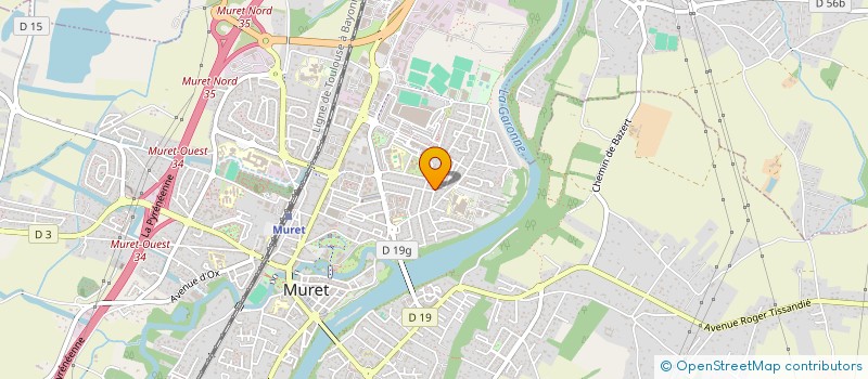 localisation de l'entreprise MADAME KARINE MOLY  MURET