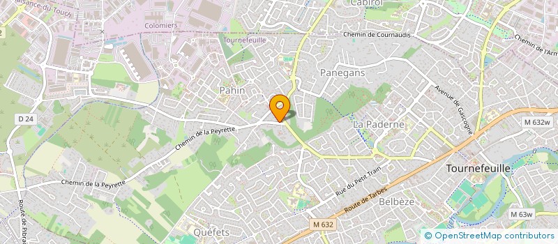 localisation de l'entreprise MADAME KARINE MONLUCQ  TOURNEFEUILLE