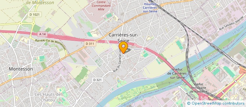 localisation de l'entreprise MADAME KARINE MONTABERT  CARRIERES-SUR-SEINE