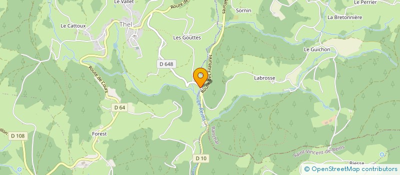 localisation de l'entreprise MADAME KARINE MONTIBERT  COURS