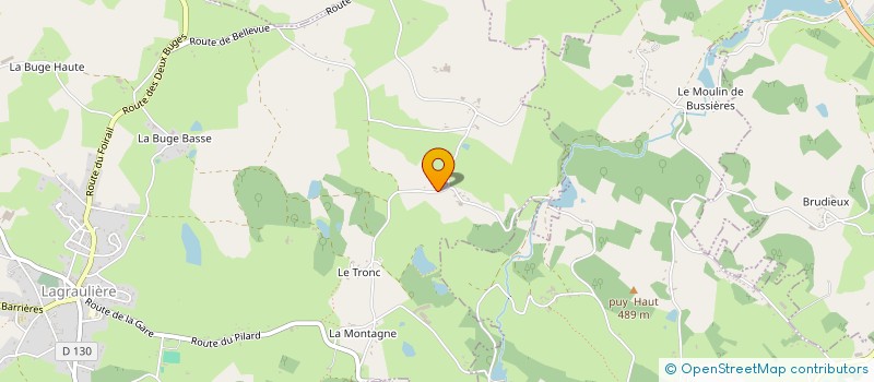 localisation de l'entreprise MADAME KARINE MONTINTIN  LAGARDE-MARC-LA-TOUR