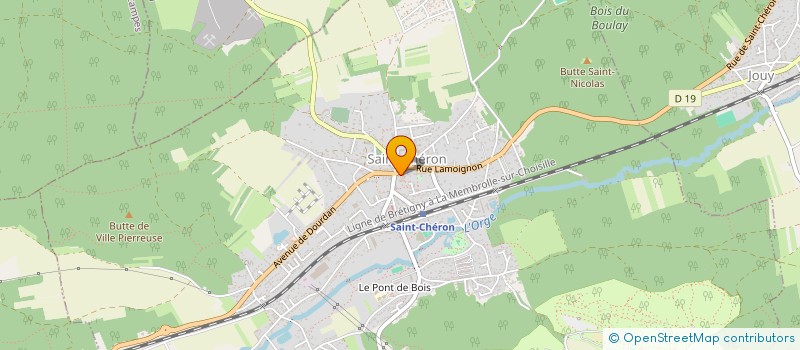 localisation de l'entreprise MADAME KARINE MONVOISIN  SAINT-CHERON