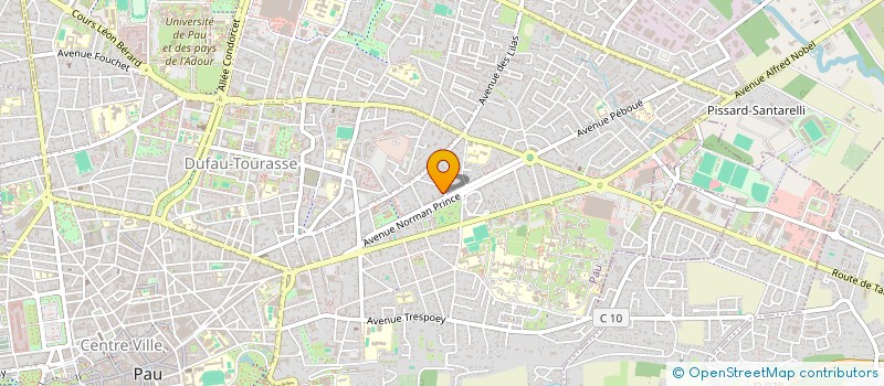 localisation de l'entreprise MADAME KARINE MORA à PAU