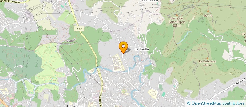 localisation de l'entreprise MADAME KARINE MOREAU  MARSEILLE