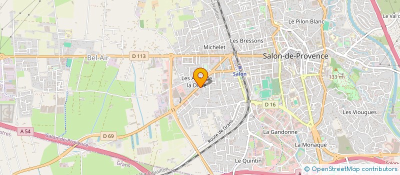 localisation de l'entreprise MADAME KARINE MORIN  SALON-DE-PROVENCE