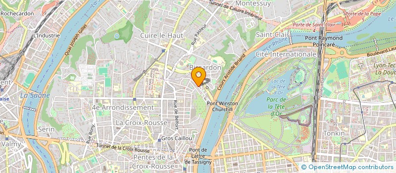 localisation de l'entreprise MADAME KARINE MORIN  LYON