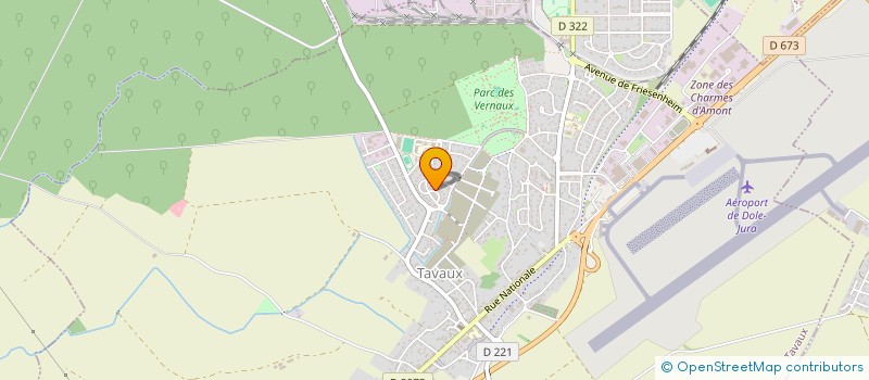 localisation de l'entreprise MADAME KARINE MORISOT  TAVAUX